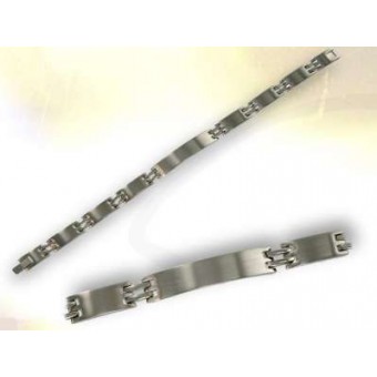 Steel masonic bracelet