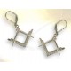 Square & Compass stud earrings