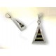 Pendentif  triangle d'ambre