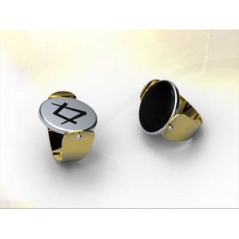 Reversible masonic ring