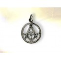 Pendentif  compas equerre et Ouroborus