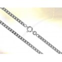 Collier gourmette argent  70cm