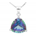 Pendentif maçonnique triangle topaze mystique 