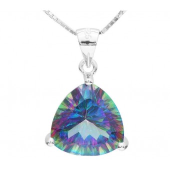 Pendentif maçonnique triangle topaze mystique 