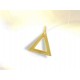 Pendentif maçonnique Triangle de vermeil