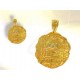Médaille maçonnique - Tapis de loge plaqué or