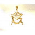 Vermeil masonic pendant 