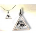 Pendentif maçonnique Triangle oeil