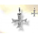 Cruz de los Templarios de plata