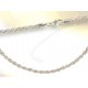 Chaine corde 3 mm_argent massif