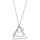 Collier argent Trilogie Maçonnique 