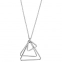 Collier Maçonnique Triangle grenat