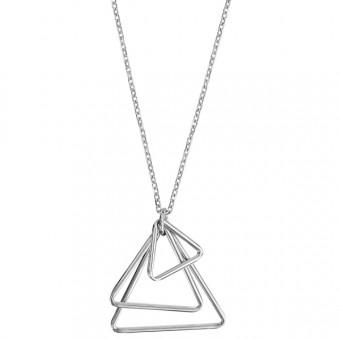 Collier Maçonnique Triangle grenat