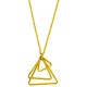 Collier Maçonnique Triangle grenat