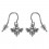 Boucles d'oreilles symbole abeille argent