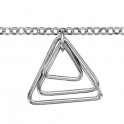 Garnet Triangle masonic necklace