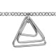 Garnet Triangle masonic necklace