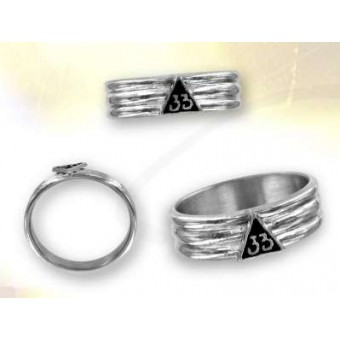 Bague argent 33