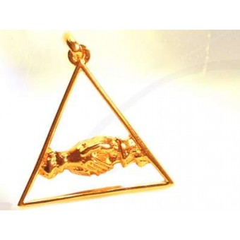 Pendentif maçonnique Fraternité d'or