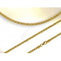 Gold plated Belcher link chain 3.5 mm.
