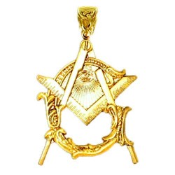 Masonic Gold Pendant